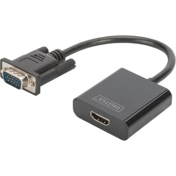 Digitus VGA to HDMI Konverter und Audio Full HD 15 cm