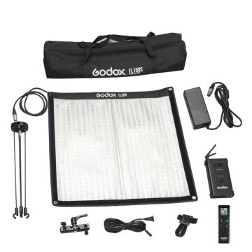 Godox FL150S LED Video Gaisma 150W 3000-6000K ar 60x60cm softboksu AC