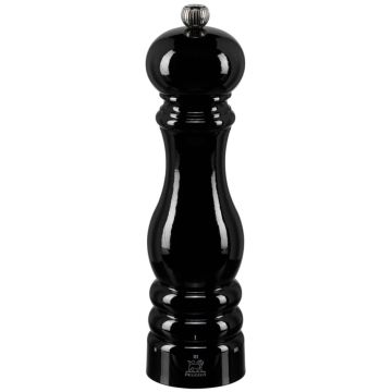 Peugeot PARIS piparu dzirnaviņas no dižskābarža koka, melni lakotas, 22 cm