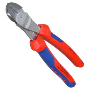 Knipex diagonālās griešanas knaibles ar atramdentizētu 200mm diametru