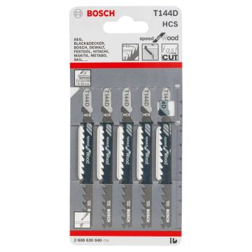 Bosch 5 finierzāģa asmeņi T 144 D