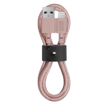 Native Union jostas kabelis no USB-A uz Lightning 1,2m, roza