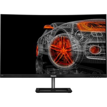 Philips 322E1C/00 Spēļu monitors, 32", Full HD 1920x1080 izšķirtspēja, 75Hz, VA panelis, izliekts ekrāns, melns