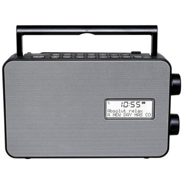 Panasonic RF-D30BTEG Radio, DAB+/FM/Bluetooth, baterijas/AC, melns