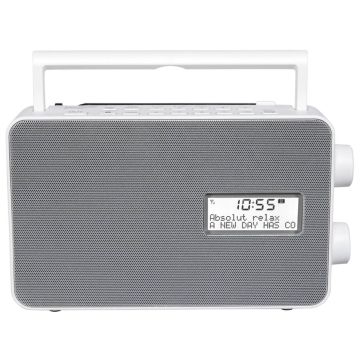 Panasonic RF-D30BTEG-W Radio, DAB+/FM/Bluetooth, baterijas/AC, balts