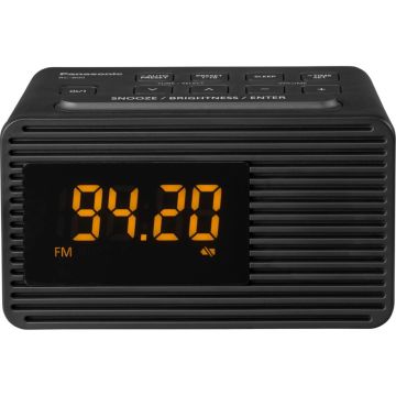 Panasonic RC-800EG Modinātājs ar Radio, FM, AC, melns