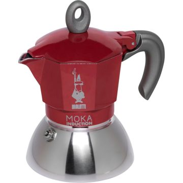 Bialetti Moka 2TZ indukcijas kafijas ar vāku kā stūra gabalu