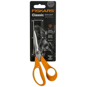 Fiskars Classic virtuves šķēres, 18cm