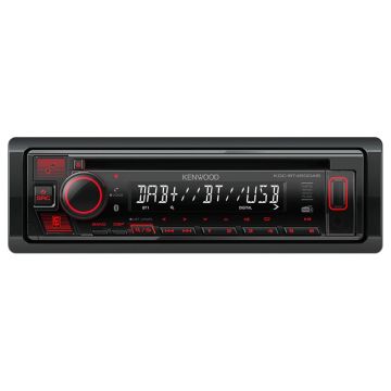 Kenwood KDC-BT450DAB Auto Radio ar 4 x 50W DAB+, Bluetooth un USB Atskaņošanu