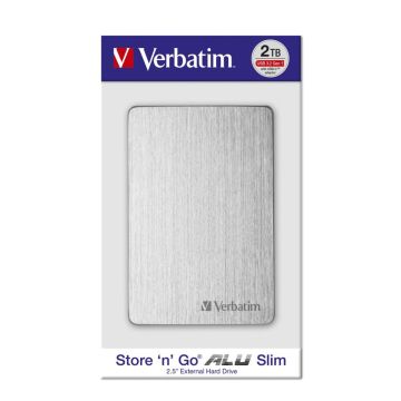 Verbatim Store n Go 2.5 ALU 2TB USB 3.2 Gen 1 Silver 53666