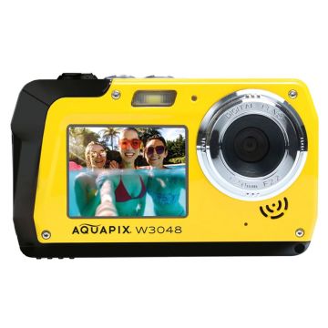 Easypix Aquapix W3048 Edge Ūdensizturīga Digitālā Kamera , 16MP, 2.7" Ekrāns, HD Video, Dzeltena