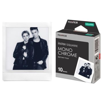 Fujifilm Instax Square Monochrome melnbaltās Momentfoto Filma