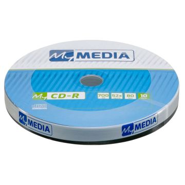 MyMedia CD-R 80 min / 700MB 52x ātrumu iepakojumā 10 gab.