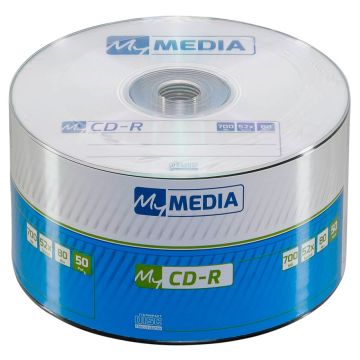 MyMedia CD-R 80 min / 700MB 52x ātrumu iepakojumā 50 gab.