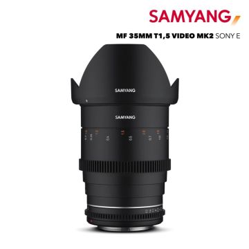 Samyang MF 35mm T1.5 VDSLR MK2 Objektīvs paredzēts Sony E