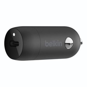 Belkin Auto Lādētājs USB-C 20W Jaudas Piegāde, Melns