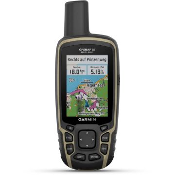 Garmin GPSMap 65 Pārgājienu GPS ar 2.6" (6.6 cm) Krāsu Ekrānu, Multi-GNSS Atbalstu