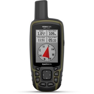 Garmin GPSMap 65s Pārgājienu GPS ar 2.6" (6.6 cm) Krāsu Ekrānu, Kompasu, Multi-GNSS Atbalstu