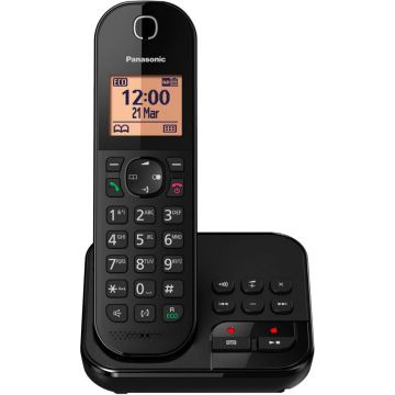 Panasonic KX-TGC420GB DECT Bezvadu Tālrunis, Melns