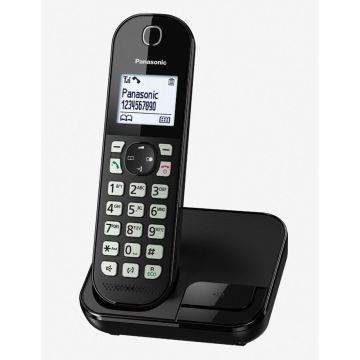 Panasonic KX-TGC450GB DECT Bezvadu Tālrunis ar 1 Klausuli, Melns