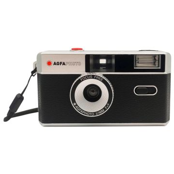 Agfaphoto Atkārtoti Lietojama 35mm Analogā Filmu Kamera melna