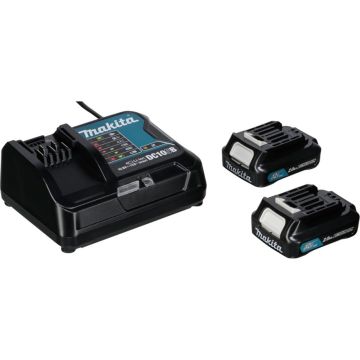 Makita Energy komplekts 197658-5 2x BL1021B + DC10SB