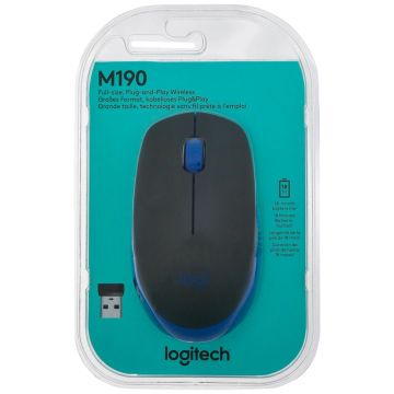 Logitech M190 Bezvadu pele, Zila