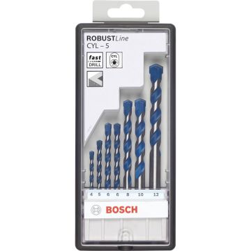 Bosch 7 gab. Robustline betona urbju komplekts CYL-5: 4-10mm