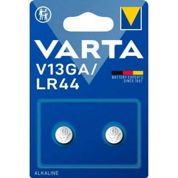 Varta V13GA LR44 1,5V baterija 2 gab.