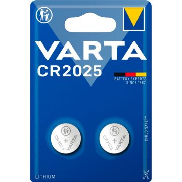 Varta CR2025 3V Litija baterija 2 gab.