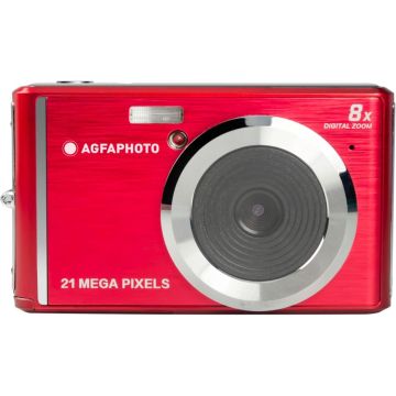 AgfaPhoto Realishot DC5200 Digitālā Fotokamera 21MP, 2.7" Ekrāns, 1080p Video, Sarkana