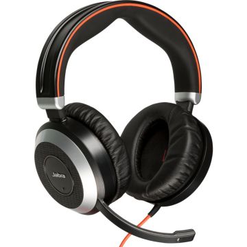 Jabra Evolve 80 UC Stereo A Austiņas ar Mikrofonu