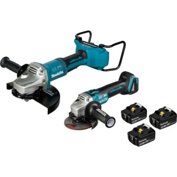 Makita DLX2245PT1 akumulatora leņķa slīpmašīnas komplekts