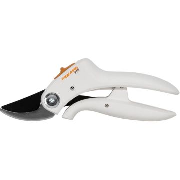 Fiskars PowerLever P57 dārza šķēres baltas