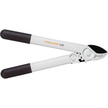 Fiskars L32 baltās dārza šķēres, vieglas