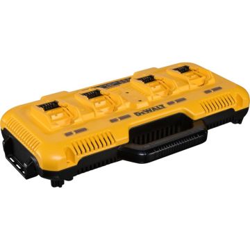 DeWalt DCB104-QW ātrais lādētājs ar 4 pieslēgvietām melns