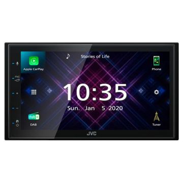 JVC KW-M565DBT Auto Multivides Sistēma ar 6.8" Ekrānu, DAB+, Bluetooth un USB