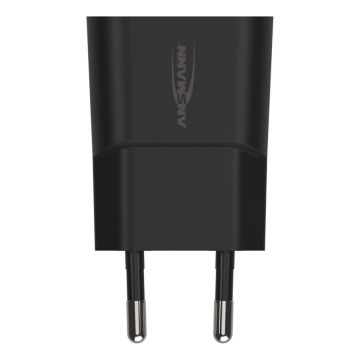 Ansmann mājas lādētājs HC105 1xUSB 1000mA melns