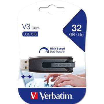 Verbatim Store n Go V3 USB 3.0 / pelēks 32GB