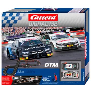 Carrera Digital 132 DTM Speed Memories sacīkšu komplekts 20030015