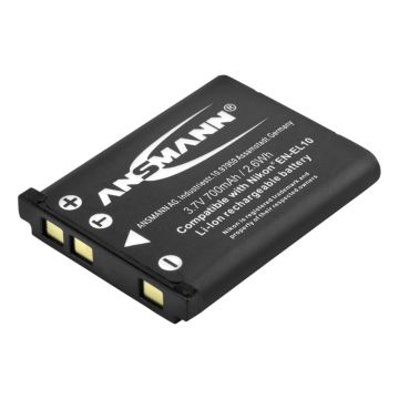 Ansmann A-Nik EN-EL10 Akumulators, 3,7V, 750mAh (Nikon fotoaparātiem)