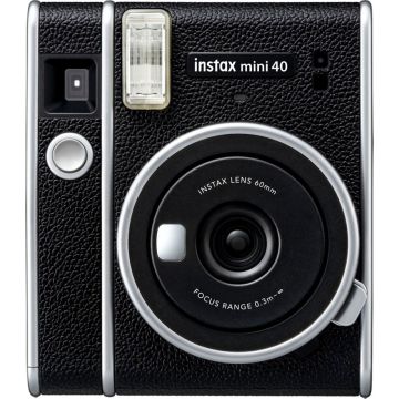 Fujifilm Instax Mini 40 Momentfoto Kamera melns