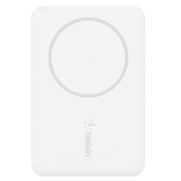 Belkin Magnētiskais Bezvadu Lādētājs 2.500mAh, Balts