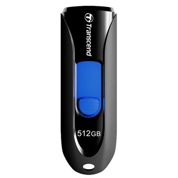 Transcend JetFlash 790 512GB USB 3.1 Gen 1 melns