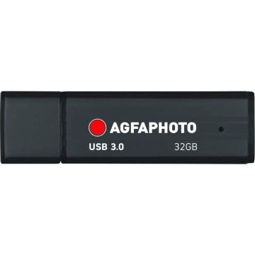 AgfaPhoto USB 3.2 Gen 1 Zibatmiņa 32GB Melna