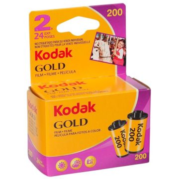 Kodak Gold 200 135/24 krāsu filma 2 gab.