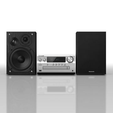 Panasonic SC-PMX802E-S Hi-Fi sistēma, CD/DAB+/FM/Bluetooth, 2 x 80W, sudraba