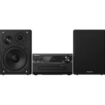 Panasonic SC-PMX802E-K Hi-Fi sistēma, CD/DAB+/FM/Bluetooth, 2 x 80W, melna