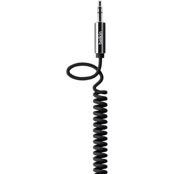 Belkin 3,5mm spirālveida kabelis 1,8m melns