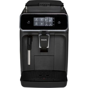 Philips EP2224/10 automātiskā espresso mašīna, 15 bar, integrēts piena putotājs, melna